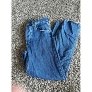 GAP Blue Denim Jeans Relaxed Fit Straight Leg Casual Everyday Wear